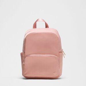Lululemon everywhere backpack small 11.5 L small rose gold hardware tea rose